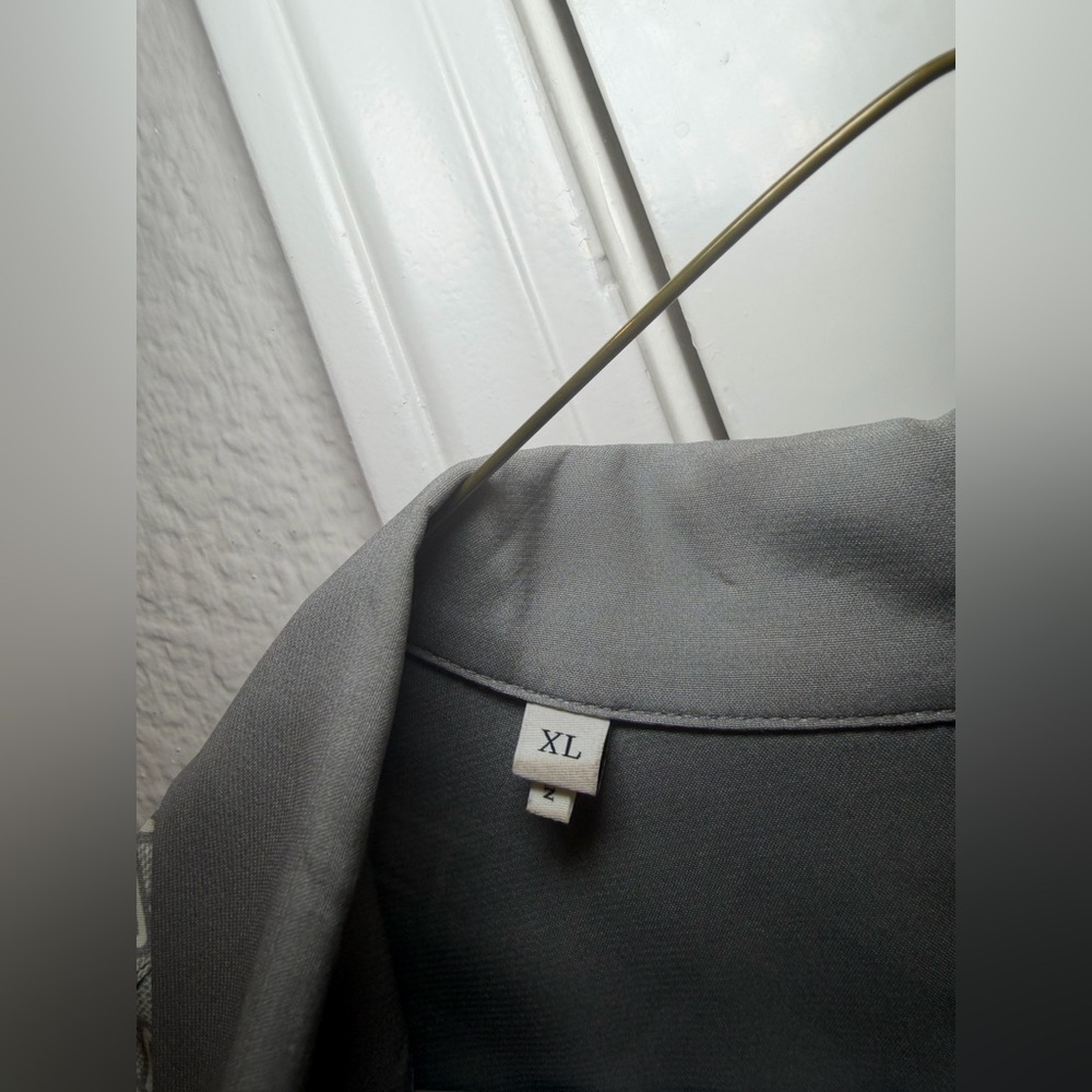 Sandro Short Sleeved Patterned Button Down Shirt … - image 6